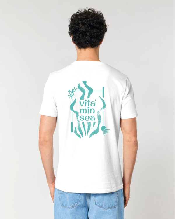 Camiseta unisex - Bordado Icono Medusa - Vitamine Sea - color Blanco - 62 - Imagen 3